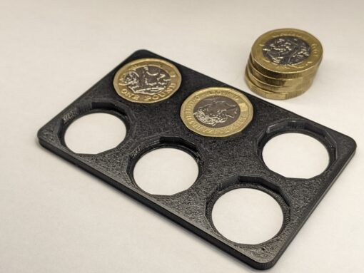 £6 Pound Coin Holder Credit Card Size Tray Slim Wallet Insert UK Travel Gift EDC - Image 4