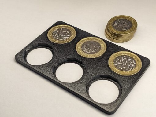 £6 Pound Coin Holder Credit Card Size Tray Slim Wallet Insert UK Travel Gift EDC - Image 5