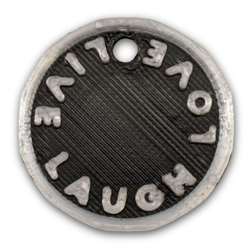 Personalised Name £1 Coin Shopping Trolley Token Handcrafted Key Ring Chain - Image 5