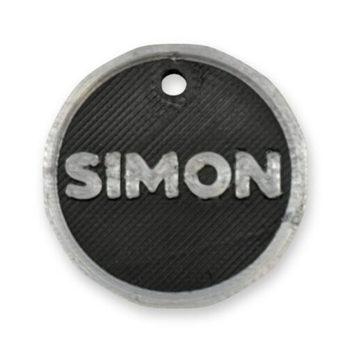 Personalised Name £1 Coin Shopping Trolley Token Handcrafted Key Ring Chain - Image 4