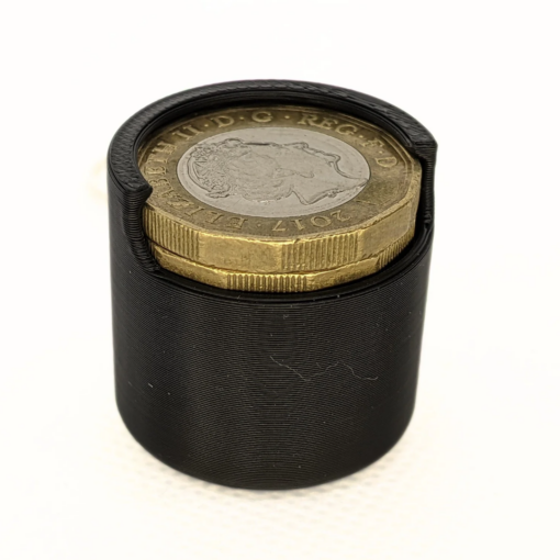 Spring Loaded £5 Pound Coin Dispenser Holder Stacker Key Chain - Image 12