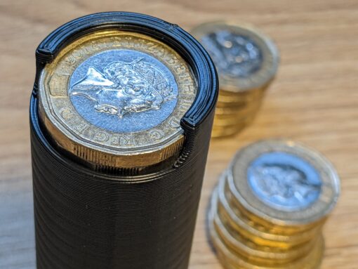 Quick Spring Release £20 Coin Holder & Coin Counter. Compact, Handmade & Unique - Image 7