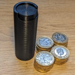 Quick Spring Release £20 Coin Holder & Coin Counter. Compact, Handmade & Unique