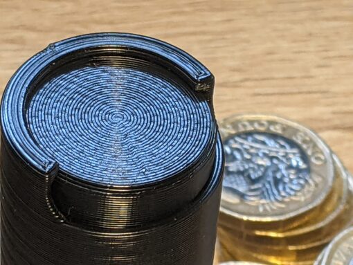 Quick Spring Release £20 Coin Holder & Coin Counter. Compact, Handmade & Unique - Image 8