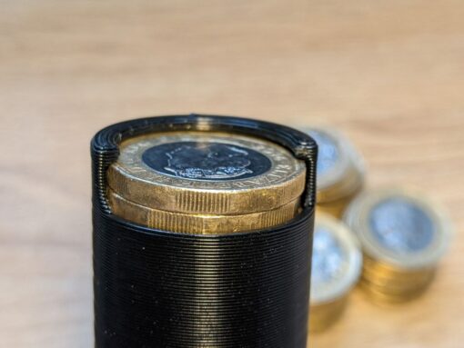 Quick Spring Release £20 Coin Holder & Coin Counter. Compact, Handmade & Unique - Image 9