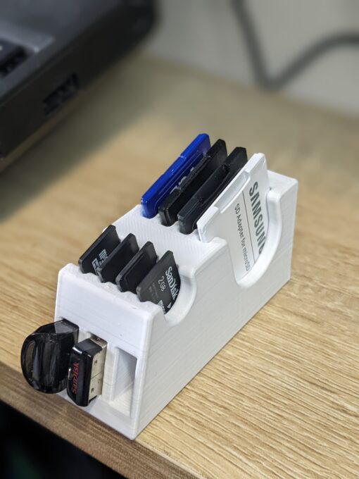 Micro SD, SD & USB Holder. Desk Tidy / Wall Mount Storage - Image 10