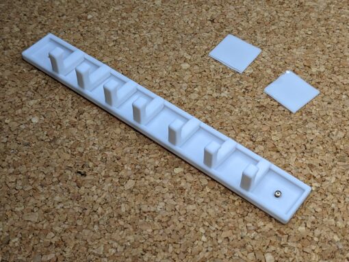 KEY HOLDER HOOKS FOR KEYS. WALL MOUNTED ORGANISER (+FIXINGS) - Image 5