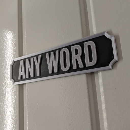 Custom Personalised Vintage Style Wall Plaque / Sign - Any Name - Image 6