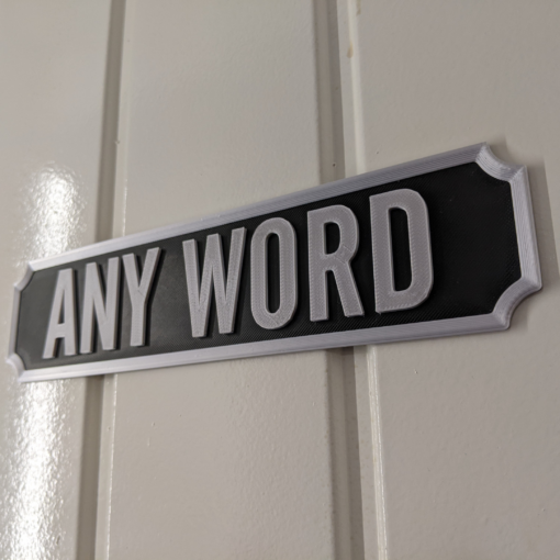 Custom Personalised Vintage Style Wall Plaque / Sign - Any Name - Image 8