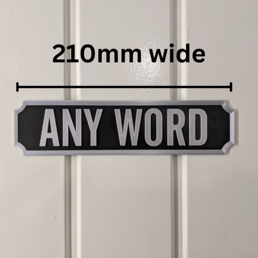 Custom Personalised Vintage Style Wall Plaque / Sign - Any Name - Image 7