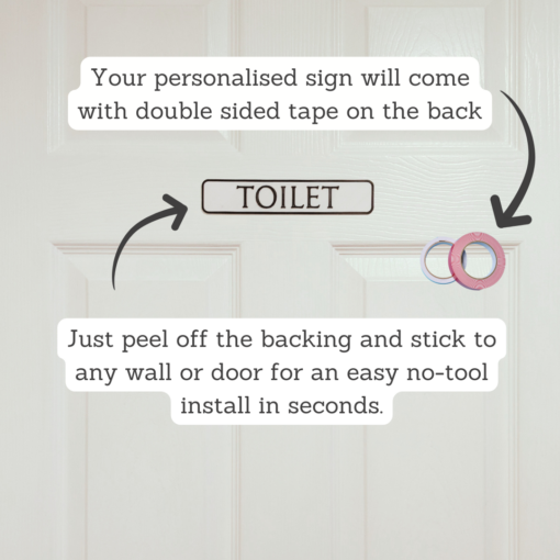 Custom Street-Style Door Sign – Personalized Name Plaque – 3D Printed Room Decor - Image 4