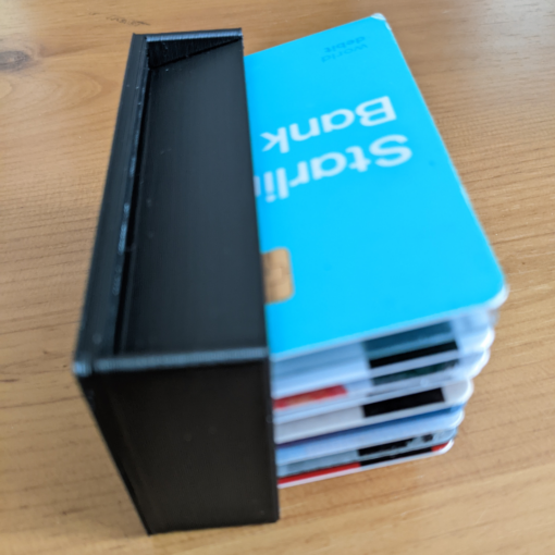 Minimalist Credit Card Holder. Desk Tidy & Wall Mount to Organise your Cards - Image 4