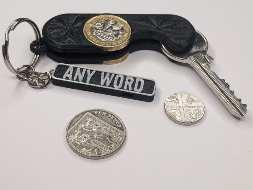 Personalized Custom Keychain Whistle. Any Name Text / Reg Number. Loud & Compact - Image 7