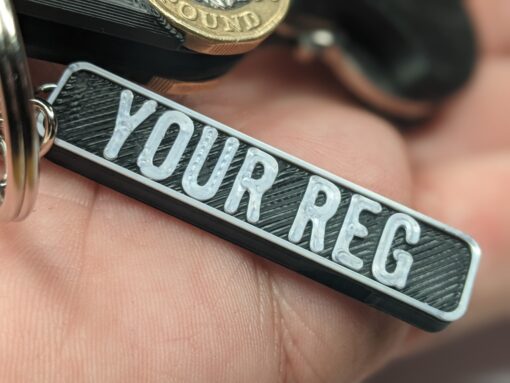 Personalized Custom Keychain Whistle. Any Name Text / Reg Number. Loud & Compact - Image 10