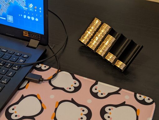 £100 & £200 £1 Holders. Wall Desk Mount. Money Organizer Savings Gift Tray Rack - Image 4