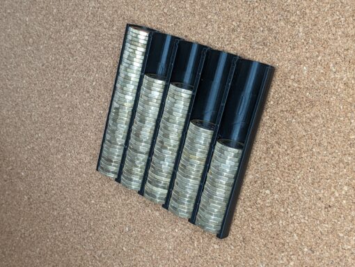 £100 & £200 £1 Holders. Wall Desk Mount. Money Organizer Savings Gift Tray Rack - Image 7