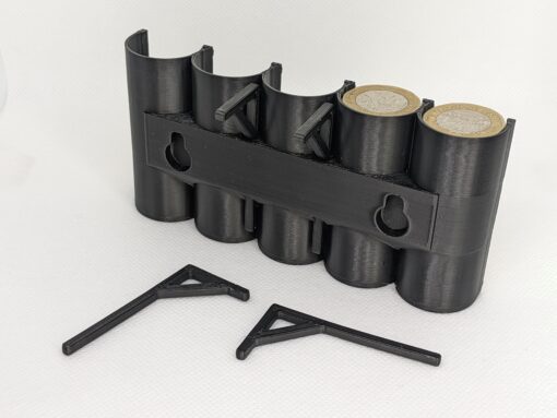 £100 & £200 £1 Holders. Wall Desk Mount. Money Organizer Savings Gift Tray Rack - Image 10