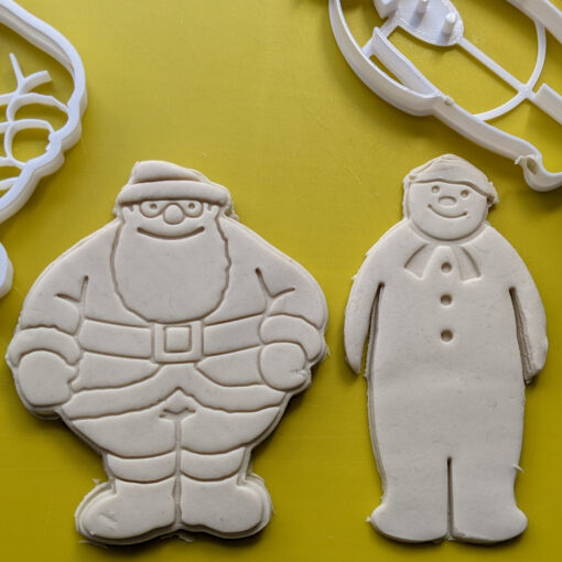 Father Christmas Embossing Cookie Cutter. Biscuits Fondant Icing Clay (10cm UK) - Image 8