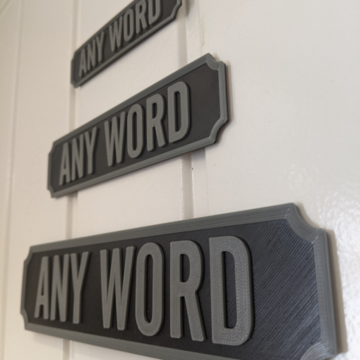 Custom Personalised Outdoor Vintage Style Wall Plaque / Sign - Any Name - Image 9