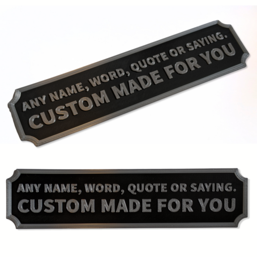 Custom Personalised Outdoor Vintage Style Wall Plaque / Sign - Any Name - Image 4