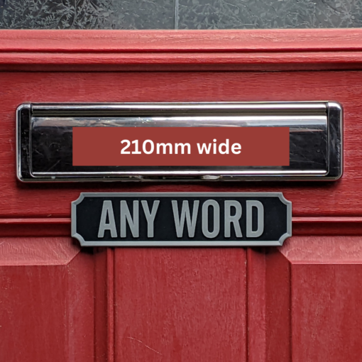 Custom Personalised Outdoor Vintage Style Wall Plaque / Sign - Any Name - Image 7