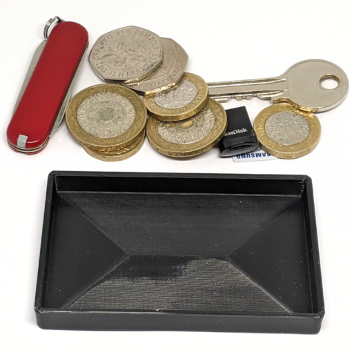 XL Coin Tray with Lid for Slim Wallet – Deep EDC Insert with Optional Engraving - Image 10