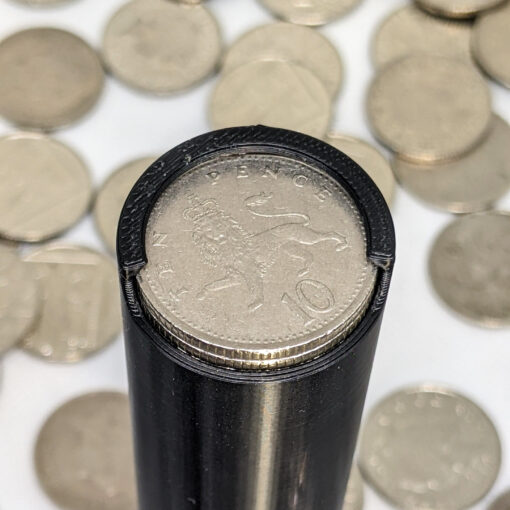 10p x 50 £5 Coin Holder. Spring-Release Dispenser, Compact, Unique - Image 8