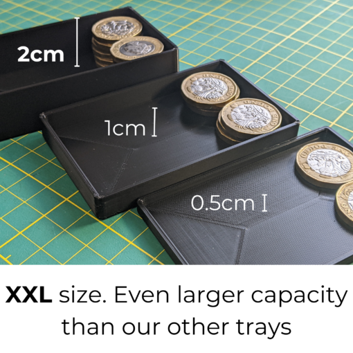 XXL Coin Tray for Minimalist Wallet – Big Capacity Storage EDC Money - Image 4