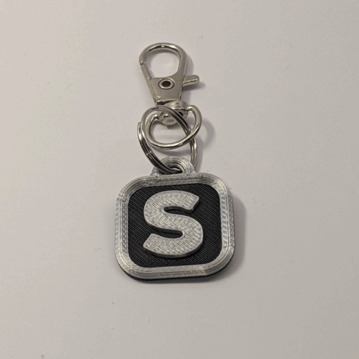 Monogram Keychain Tag – Personalised Name ID for Keys, Pets, School Bags - Image 6