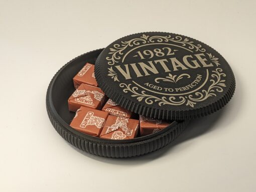 Personalised “Aged to Perfection” Coaster with Hidden Compartment – Custom Year Gift for Him or Dad - Image 10