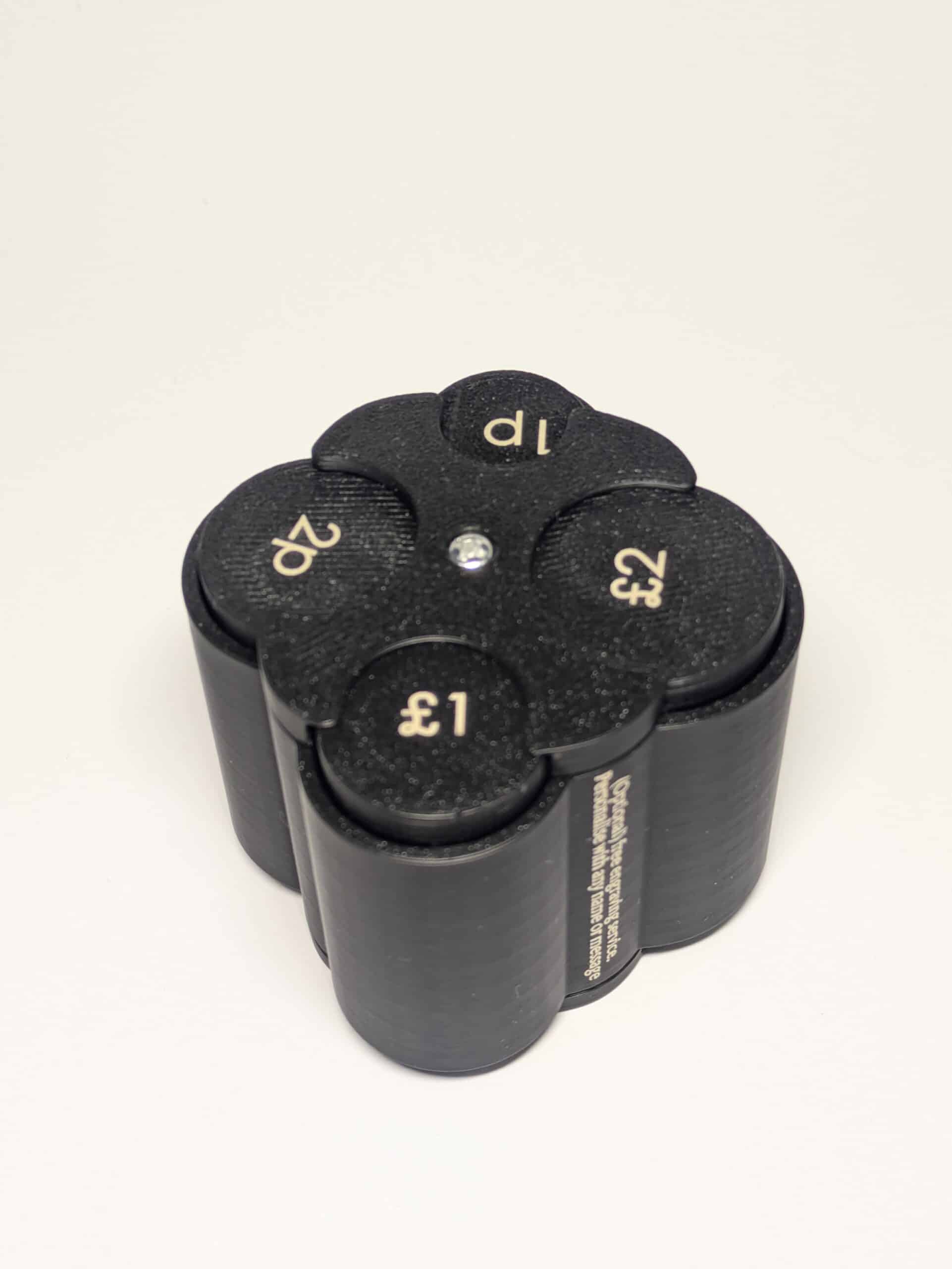 Spring Loaded Multi Cylinder Complete UK Coin Holder Compact Car Money Organiser - Image 2