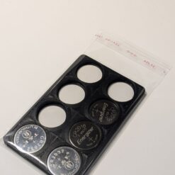 credit card battery holder with 8 CR2032 slots protective bag