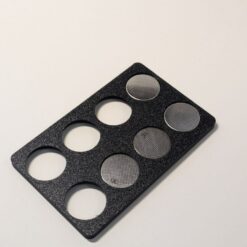 credit card battery holder with 8 CR2032 slots reverse side