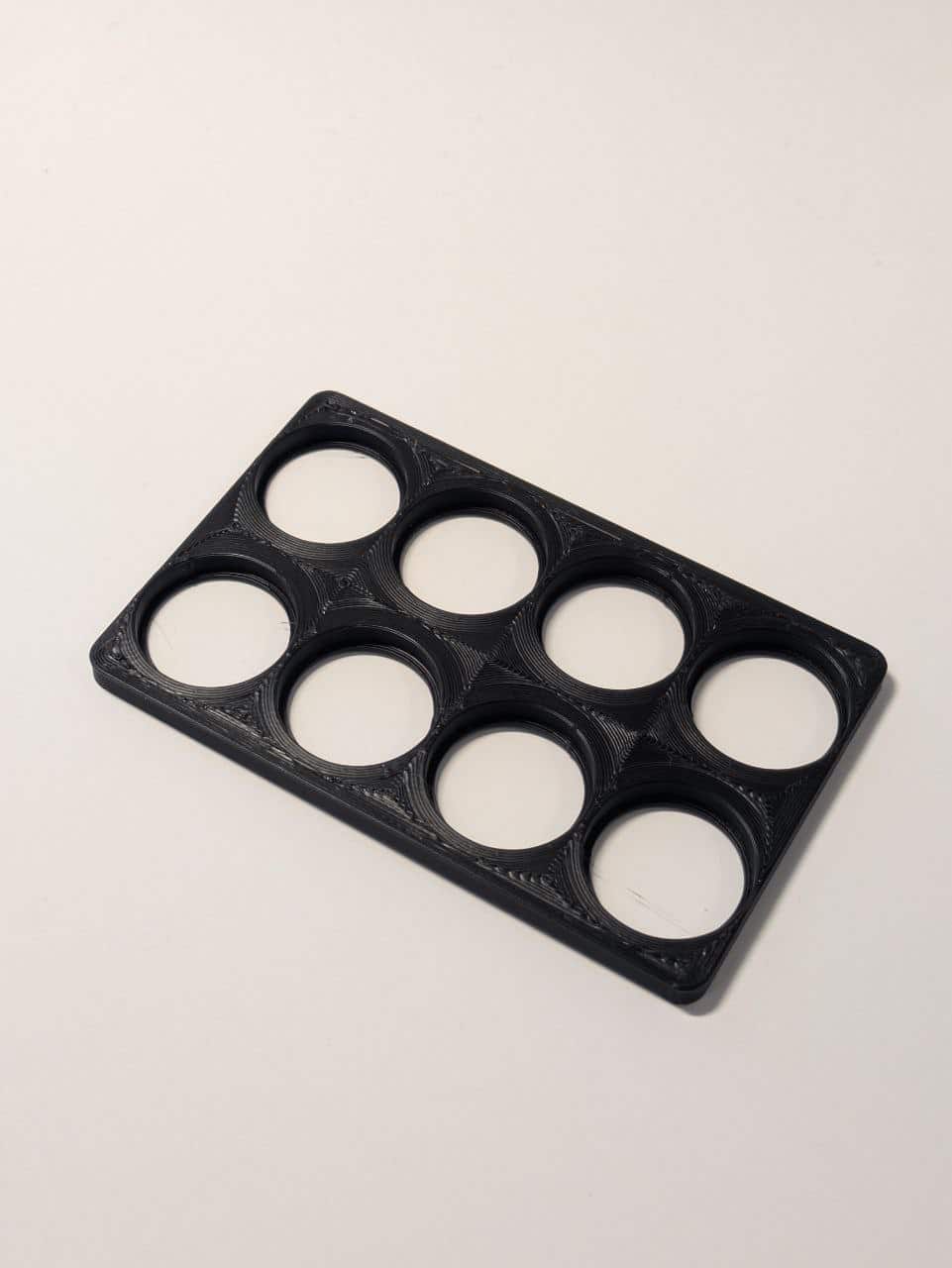 credit card battery holder with 8 CR2032 slots empty