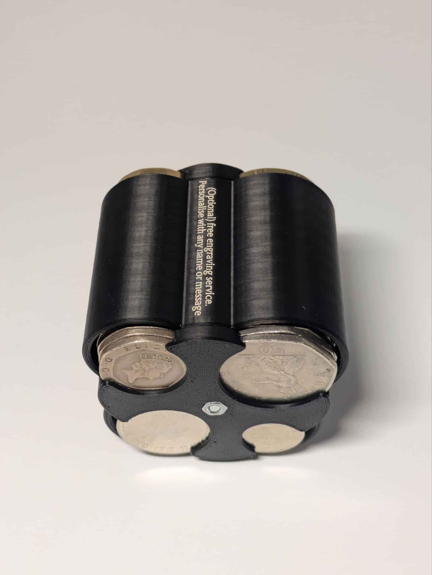 Spring Loaded Multi Cylinder Complete UK Coin Holder Compact Car Money Organiser - Image 22