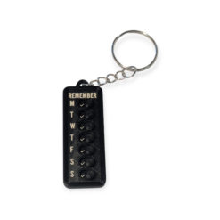 Weekly Tracker Keyring