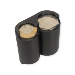 Mini UK Coin Holder Practical Spring Loaded Compact Dispenser 10p 20p 50p £1
