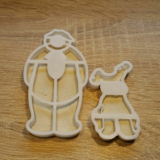 Snowman & Dog Cookie Cutters for Biscuits, Gingerbread, Fondant, Playdoh - Image 5