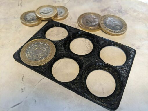 £9 Slim Coin Wallet - Credit Card-Sized Pound Coin Holder - UK Handmade - Black - Image 8