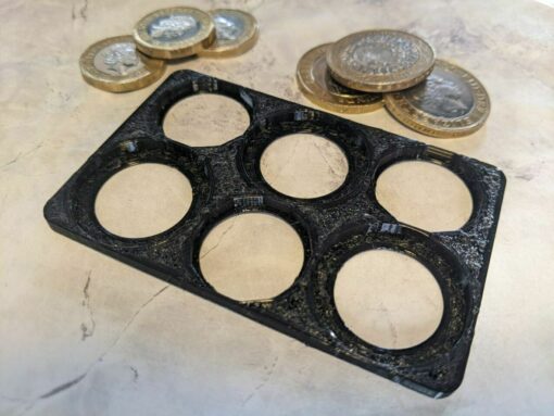 £9 Slim Coin Wallet - Credit Card-Sized Pound Coin Holder - UK Handmade - Black - Image 9